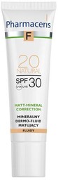 PHARMACERIS F Mineralny dermo-fluid matujący SPF30 - 20