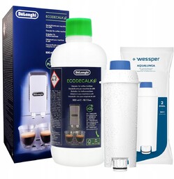 Odkamieniacz Delonghi 500 ml + filtr do ekspresu