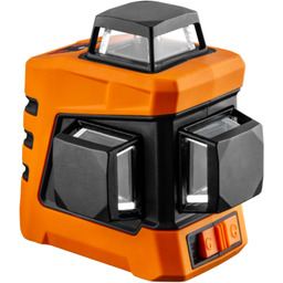 Laser płaszczyznowy 15 m 3D czerwony 360