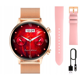 Smartwatch Manta Alexa Mini Złoty Pasek
