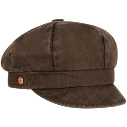 Czapka Newsboy Alexa by Mayser, brązowy, One Size