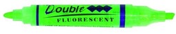 Zakreślacz Titanum DOUBLE point zielony fluo 71078