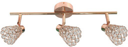 Candellux Reflektorowa lampa sufitowa Glossy 93-00453 kryształowa różowe