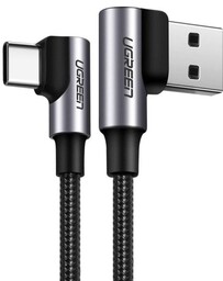 UGREEN Kabel USB do USB-C, kątowy US176, 3A,