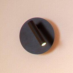 Lucide Kinkiet LED Jolijn, czarny, sypialnia, metal