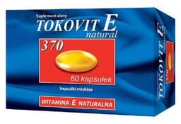 Tokovit E 370 - naturalna witamina E, 60kaps.
