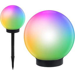 GreenBlue GB122 Zewnętrzna Lampa Ogrodowa w kształcie Kuli,
