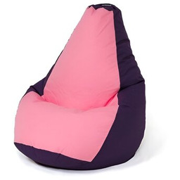 GO GIFT Pufa worek Gruszka XL Fioletowo-różowy 130