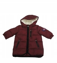 Guess Bordowa Kurtka Puchowa (3-6M)