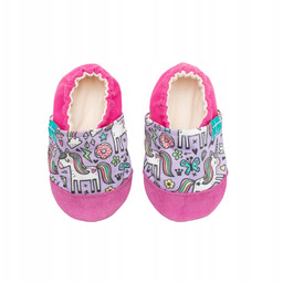 Kapcie Titot Jednorożce-Rainbow Unicorns, r. 27, wkładka 17,2