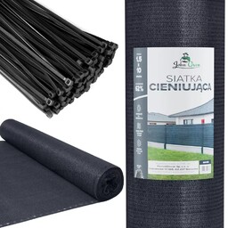 Siatka cieniująca maskująca na ogrodzenie 1,5x10m 70g/m SIAD-01