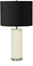 Lampa stołowa Ripple Biała RIPPLE-TL-WHT-B - Elstead