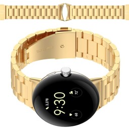 Bizon Pasek ze stali nierdzewnej Strap Watch Aura