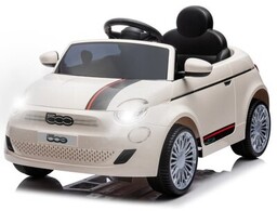 MILLY MALLY Samochód dla dziecka Fiat 500e Biały