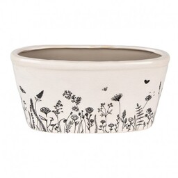 Ceramiczna Osłonka Łąka Owalna B Clayre & Eef