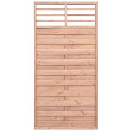 Płot z ornamentem 90 x 180 cm modrzew