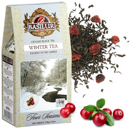 BASILUR Winter Tea Czarna herbata liściasta z dodatkiem