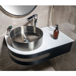 PULSE zestaw konsola, blat 755x455mm, umywalka stal nierdzewna