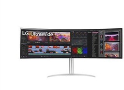 LG 49WQ95C-W 49 UltraWide Curved LED Monitor 5120x1440/400cd/m2/5ms/