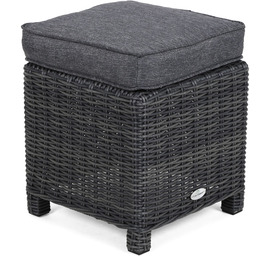 Puf ogrodowy technorattanowy California Grey / Grey Melange