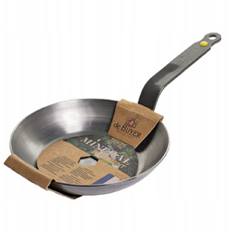 Patelnia stalowa 24 cm do indukcji grillowania smażenia