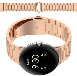 Bizon Pasek ze stali nierdzewnej Strap Watch Aura