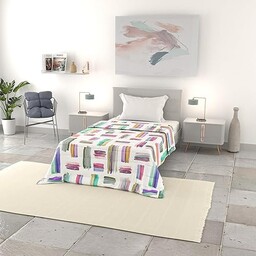 Drukowana letnia kołdra BASIC, mikrofibry, 200x240cm, Multicolor