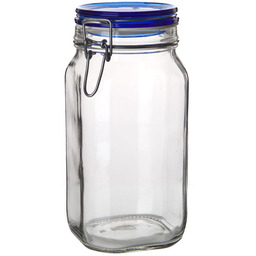 Bormioli Pojemnik ze szkła z klipową zakrętką 1,5