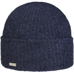 Czapka Dzianinowa Merino Cashmere by Seeberger, ciemnoniebieski, One