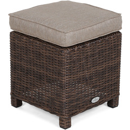 Puf ogrodowy technorattanowy California Brown Mat / Brown