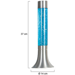 Steinhauer Lampa stołowa Volcan, aluminiowy / szary /