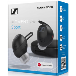 Słuchawki dokanałowe Sennheiser Momentum sport Anc wodoodporne czarny