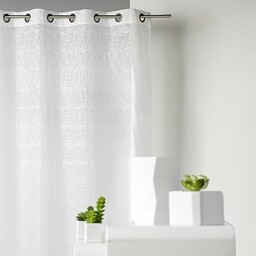HomeMaison.com HM69807642 Poliester Haftowana Firanka Biała 140 x