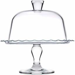 PASABAHCE Patera Petite Patisserie 722346 1 poziom Przezroczysty