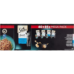 Sheba Kolekcja sosów Świeże Worki Mokra karma Wybór