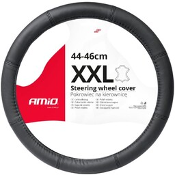 AMiO 03549 Pokrowiec na kierownicę Ø: 44-46cm, Sztuczna