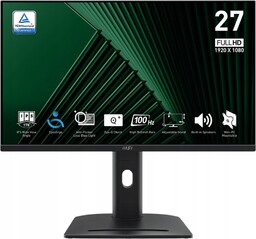 Monitor Msi 27 Pro MP275PG Ips Fhd 100Hz