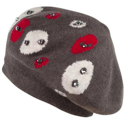 Beret Kaszmirowa Błyskotka