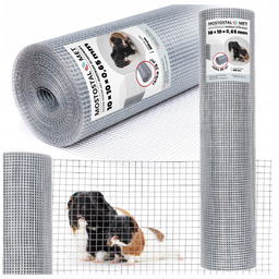 Siatka przeciw Gryzoniom Hodowlana Na Woliery Zgrzewana ocyn