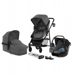 Wózek Wielofunkcyjny 3W1 Kinderkraft Juli spacerówka gondola