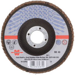 TARCZA LISTKOWA DO STALI P60 SCIER.LAMEL.ODG.KOR.SZL.D125 P60