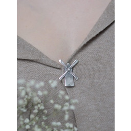 Artystyczna broszka srebrna Wiatrak duży