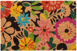 Decodoma Wycieraczka kokosowa KWIATY 40 x 60 cm