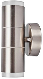 Lindby - Delina 2 Ścienna Lampa Ogrodowa Stainless