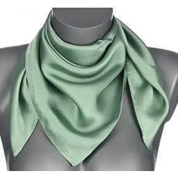 Chusta damska apaszka SATYNOWA gawroszka wielofunkcyjna mięta