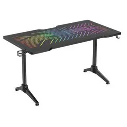 Deltaco GAM-150 140cm Czarny Biurko gamingowe