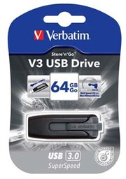 Verbatim USB flash disk, USB 3.0, 64GB, V3,