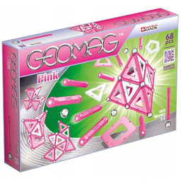 Klocki magnetyczne Geomag Kids Pink Panels 68