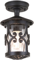 Hereford lampa sufitowa zewnętrzna IP44 BL13A-BLACK - Elstead