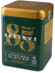 Dilmah Ceylon Green Tea with Mint 20x2g herbata